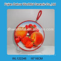 Morden ceramic pot holder with red lifting rope